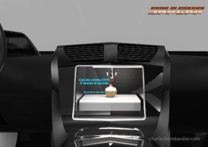 Snackr, l'imprimante alimentaire pour voiture autonome
